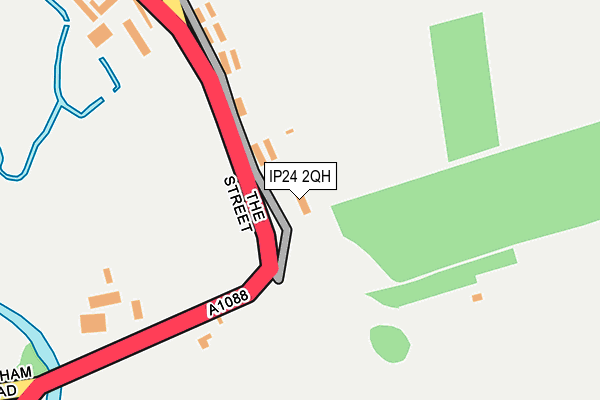 IP24 2QH map - OS OpenMap – Local (Ordnance Survey)