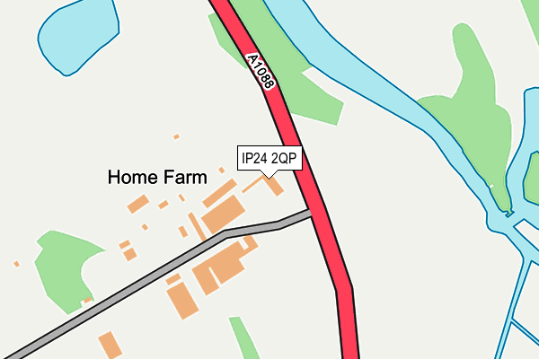 IP24 2QP map - OS OpenMap – Local (Ordnance Survey)