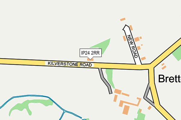 IP24 2RR map - OS OpenMap – Local (Ordnance Survey)