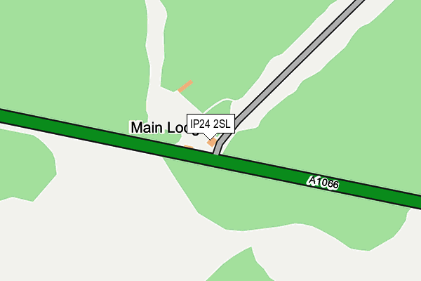 IP24 2SL map - OS OpenMap – Local (Ordnance Survey)