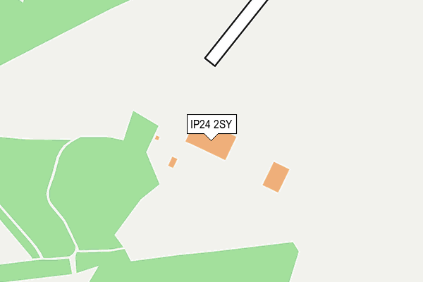 IP24 2SY map - OS OpenMap – Local (Ordnance Survey)