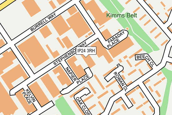 Map of RHODES (UK) LIMITED at local scale
