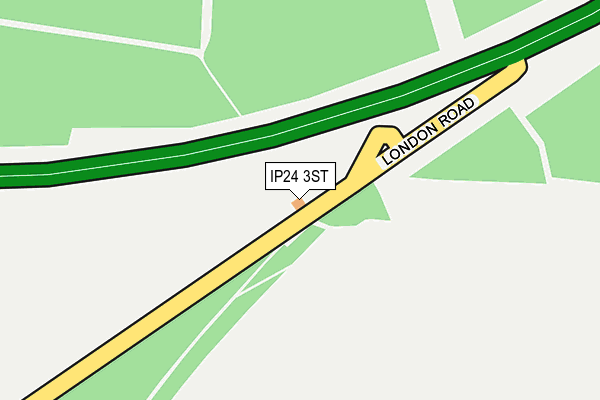 IP24 3ST map - OS OpenMap – Local (Ordnance Survey)