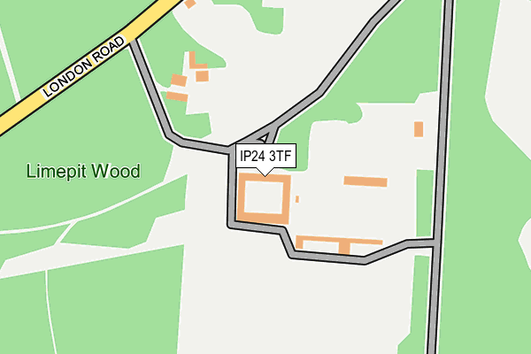 IP24 3TF map - OS OpenMap – Local (Ordnance Survey)