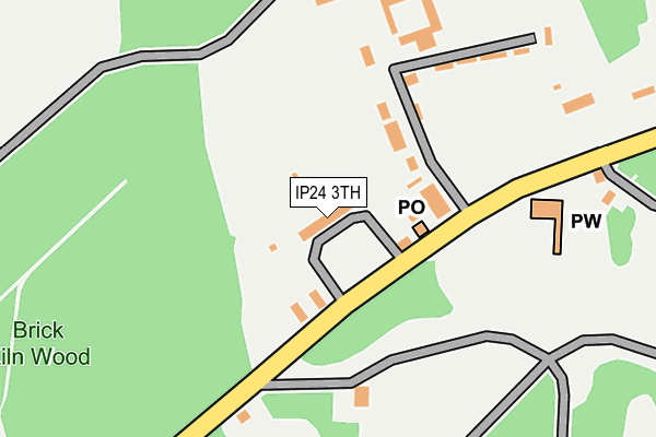 IP24 3TH map - OS OpenMap – Local (Ordnance Survey)
