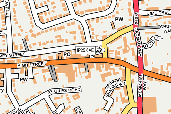 Map of GALE BUILDING MAINTENANCE LTD at local scale