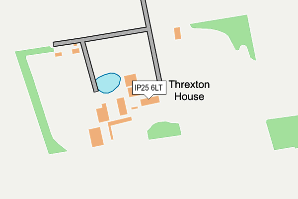 IP25 6LT map - OS OpenMap – Local (Ordnance Survey)