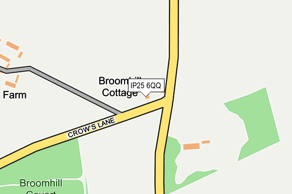 IP25 6QQ map - OS OpenMap – Local (Ordnance Survey)