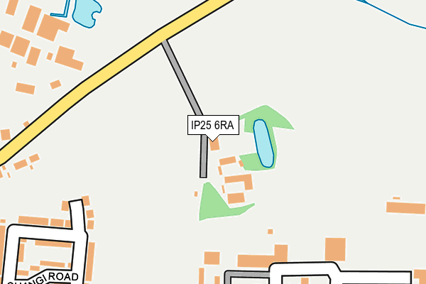 IP25 6RA map - OS OpenMap – Local (Ordnance Survey)