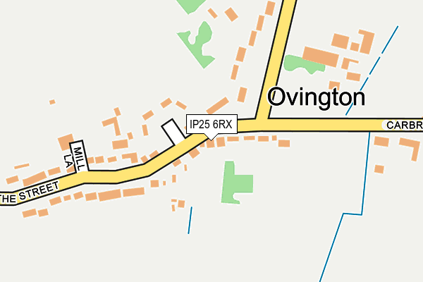 IP25 6RX map - OS OpenMap – Local (Ordnance Survey)