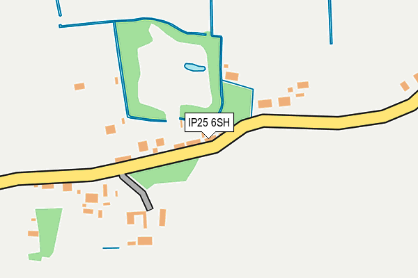 IP25 6SH map - OS OpenMap – Local (Ordnance Survey)