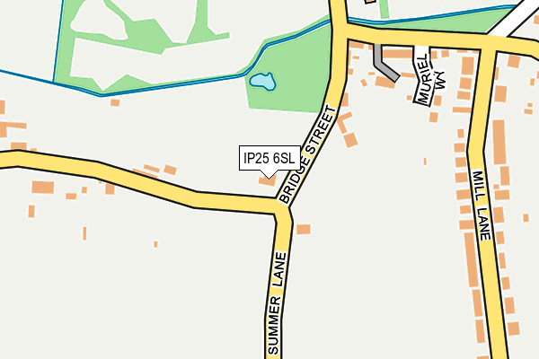 IP25 6SL map - OS OpenMap – Local (Ordnance Survey)