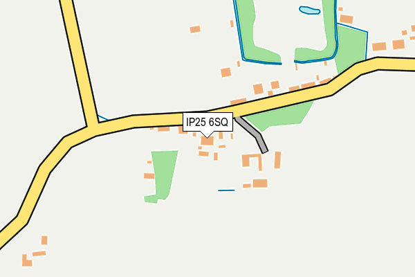 IP25 6SQ map - OS OpenMap – Local (Ordnance Survey)