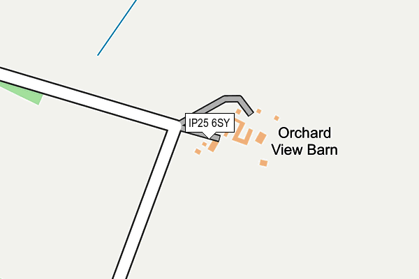 IP25 6SY map - OS OpenMap – Local (Ordnance Survey)