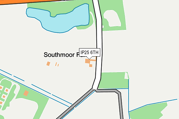 IP25 6TH map - OS OpenMap – Local (Ordnance Survey)