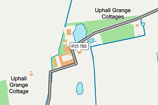 IP25 7BS map - OS OpenMap – Local (Ordnance Survey)