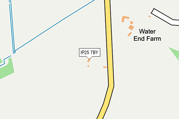 IP25 7BY map - OS OpenMap – Local (Ordnance Survey)