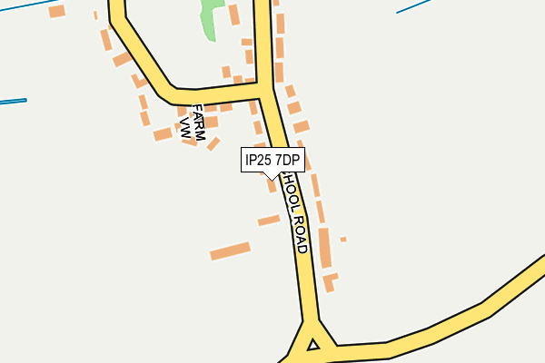 IP25 7DP map - OS OpenMap – Local (Ordnance Survey)