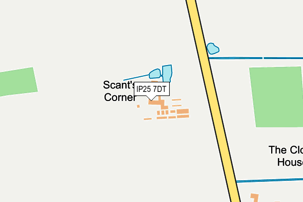 IP25 7DT map - OS OpenMap – Local (Ordnance Survey)