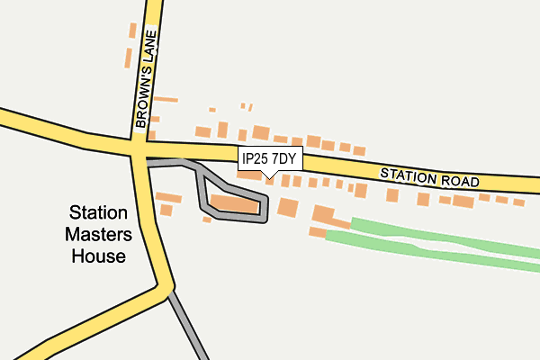 IP25 7DY map - OS OpenMap – Local (Ordnance Survey)