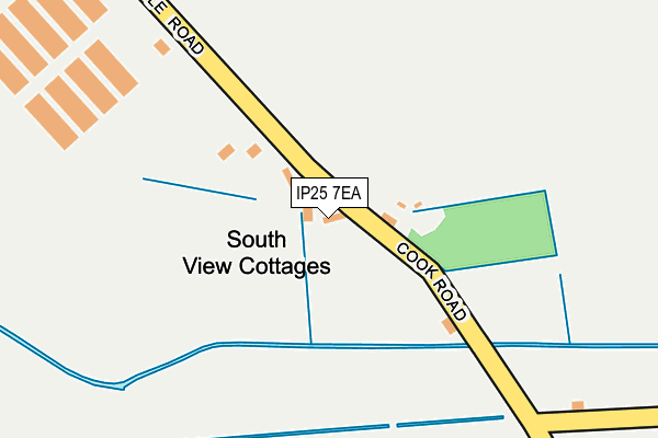 IP25 7EA map - OS OpenMap – Local (Ordnance Survey)