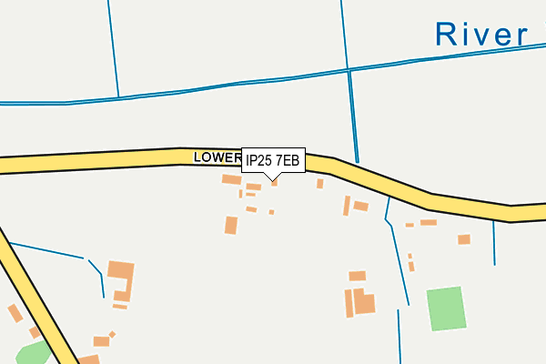 IP25 7EB map - OS OpenMap – Local (Ordnance Survey)