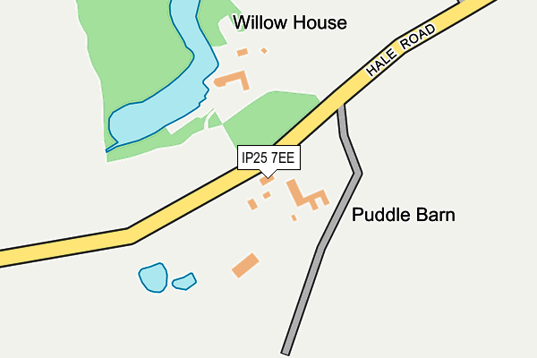 IP25 7EE map - OS OpenMap – Local (Ordnance Survey)