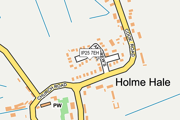 IP25 7EH map - OS OpenMap – Local (Ordnance Survey)