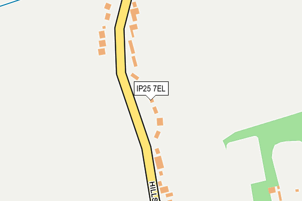 IP25 7EL map - OS OpenMap – Local (Ordnance Survey)