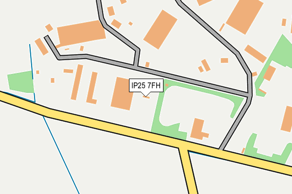 IP25 7FH map - OS OpenMap – Local (Ordnance Survey)