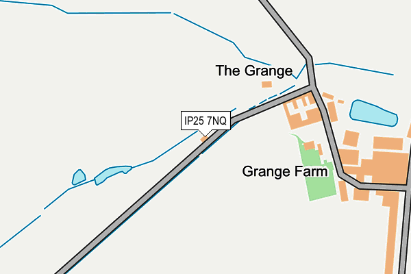 IP25 7NQ map - OS OpenMap – Local (Ordnance Survey)