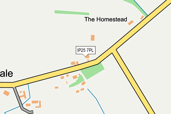 IP25 7PL map - OS OpenMap – Local (Ordnance Survey)