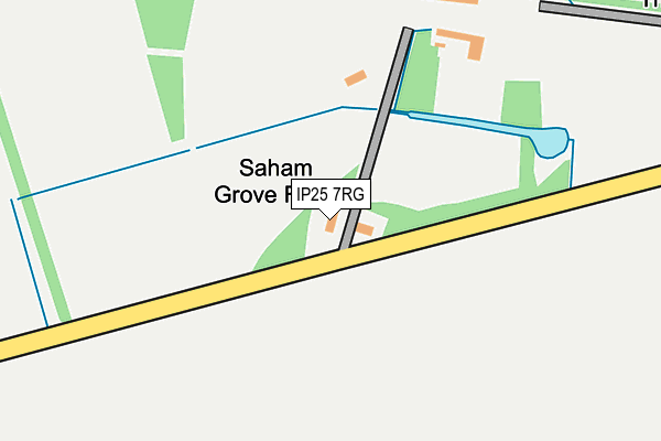 IP25 7RG map - OS OpenMap – Local (Ordnance Survey)
