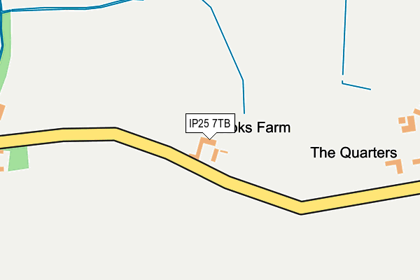 IP25 7TB map - OS OpenMap – Local (Ordnance Survey)