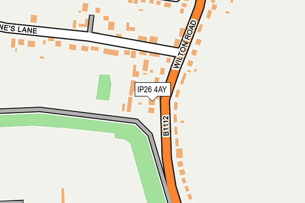 IP26 4AY map - OS OpenMap – Local (Ordnance Survey)