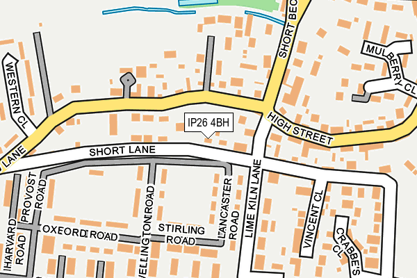 IP26 4BH map - OS OpenMap – Local (Ordnance Survey)