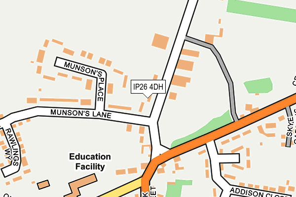 IP26 4DH map - OS OpenMap – Local (Ordnance Survey)