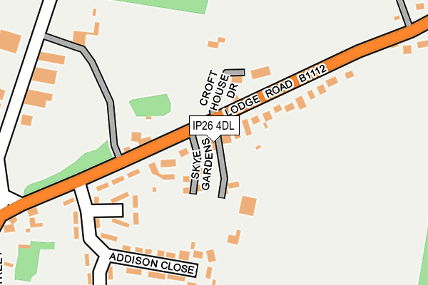 IP26 4DL map - OS OpenMap – Local (Ordnance Survey)