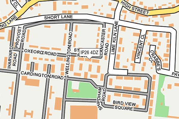 IP26 4DZ map - OS OpenMap – Local (Ordnance Survey)