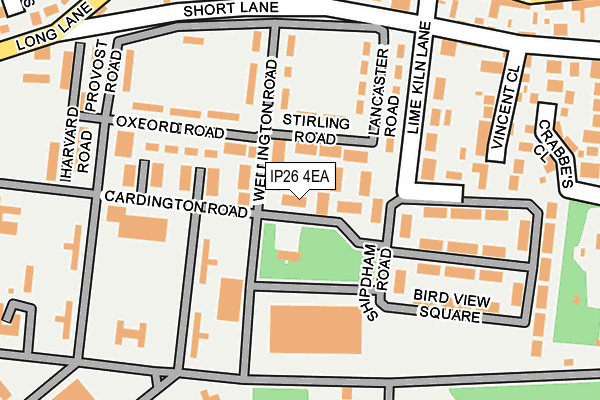 IP26 4EA map - OS OpenMap – Local (Ordnance Survey)