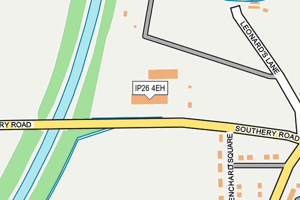 IP26 4EH map - OS OpenMap – Local (Ordnance Survey)