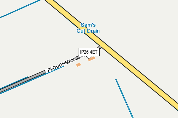 IP26 4ET map - OS OpenMap – Local (Ordnance Survey)
