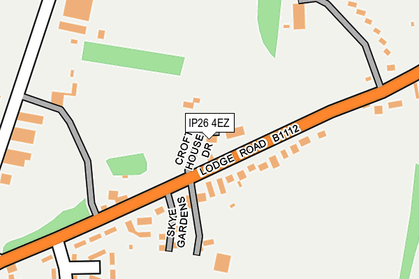 IP26 4EZ map - OS OpenMap – Local (Ordnance Survey)
