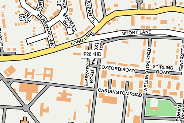 IP26 4HD map - OS OpenMap – Local (Ordnance Survey)