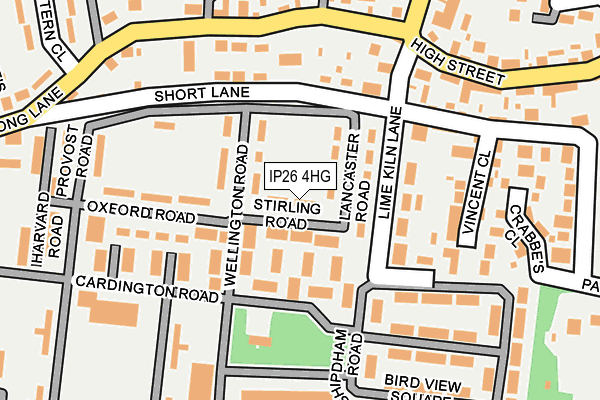 IP26 4HG map - OS OpenMap – Local (Ordnance Survey)