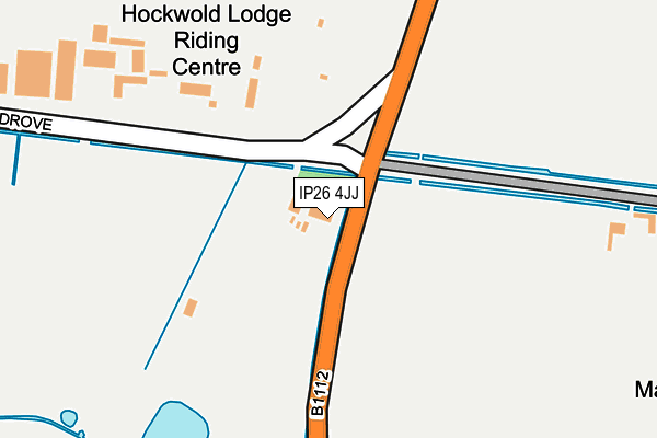 IP26 4JJ map - OS OpenMap – Local (Ordnance Survey)