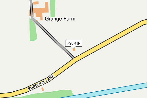 IP26 4JN map - OS OpenMap – Local (Ordnance Survey)