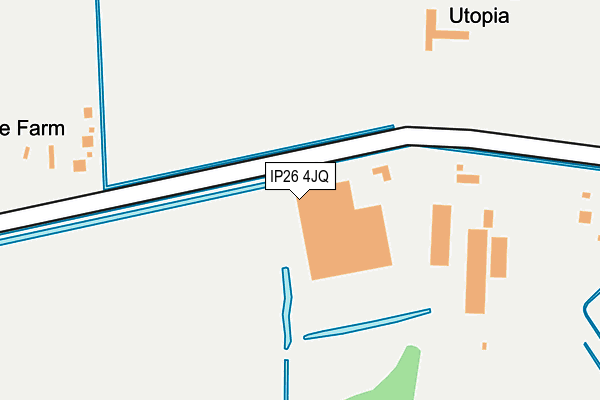 IP26 4JQ map - OS OpenMap – Local (Ordnance Survey)