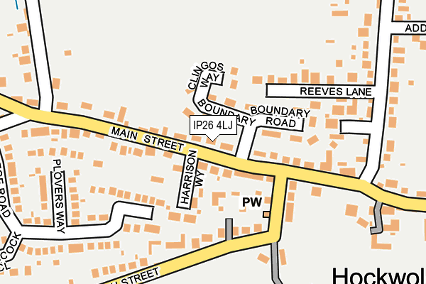 IP26 4LJ map - OS OpenMap – Local (Ordnance Survey)