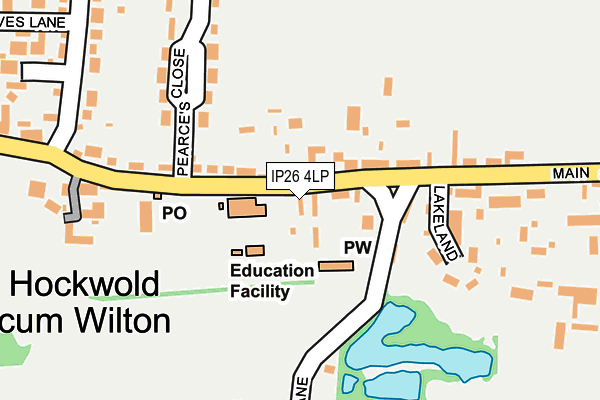 IP26 4LP map - OS OpenMap – Local (Ordnance Survey)